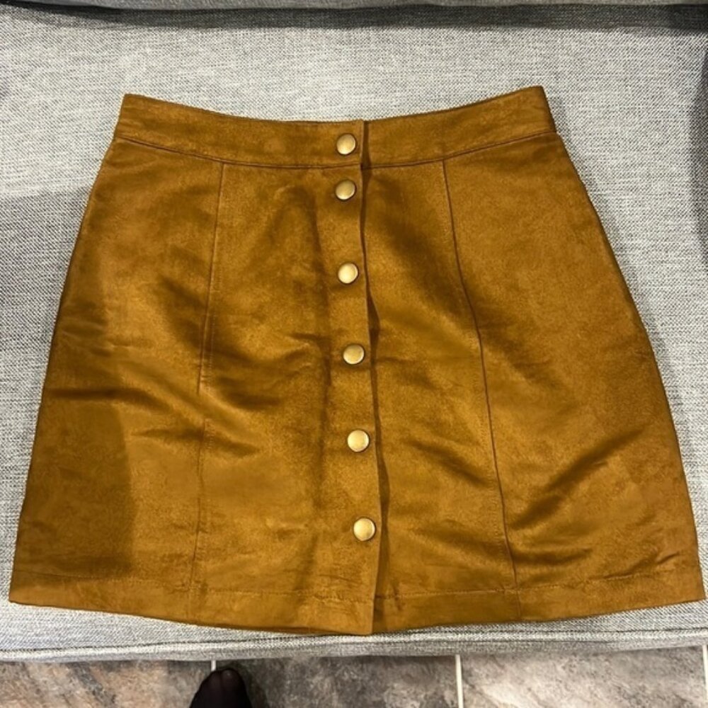 Aline Faux Suede Mini Skirt Size womens size 0. Excellent condition!!